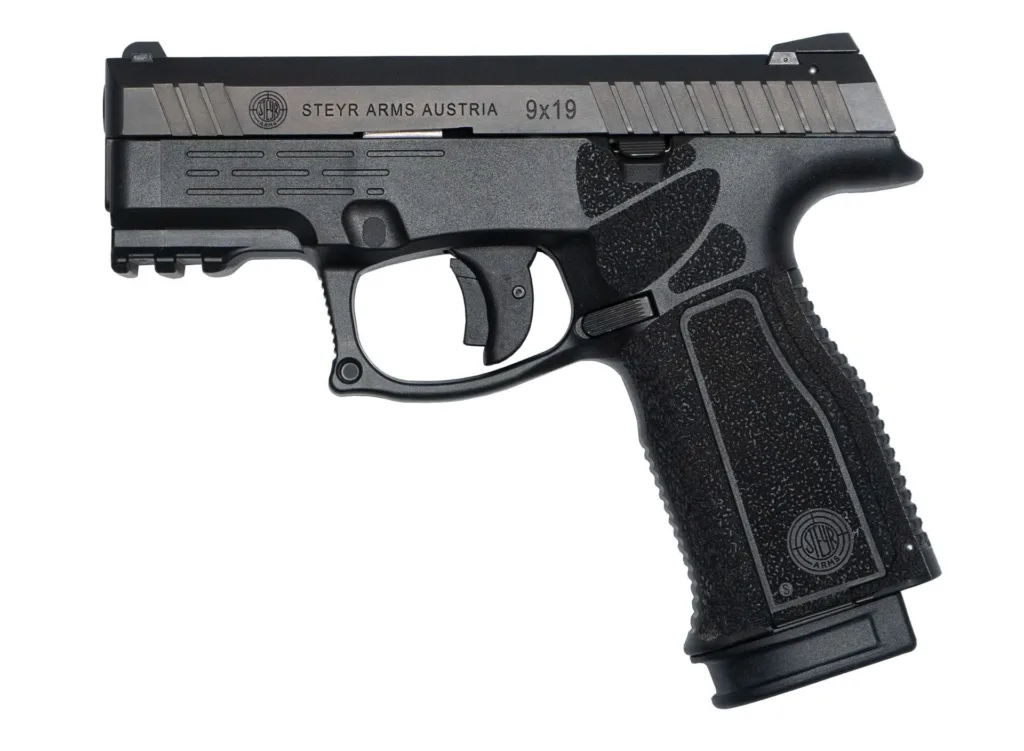 Steyr Arms C9-A2 MF Compact 9mm 17-round Striker Fired Pistol with ergonomic design