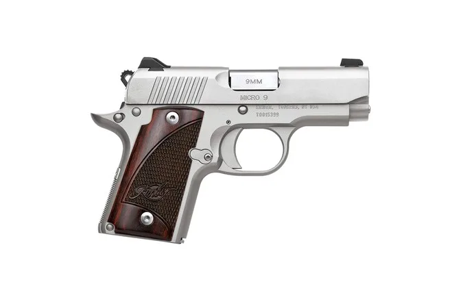 Kimber Micro 9mm 3.15-Inch Stainless Steel Rosewood Grips Compact Pistol