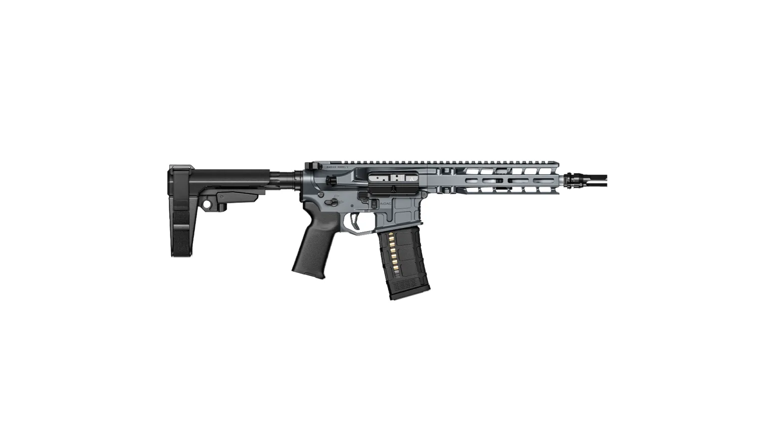 Model 1 9" 300 BLK Pist Radian Grey