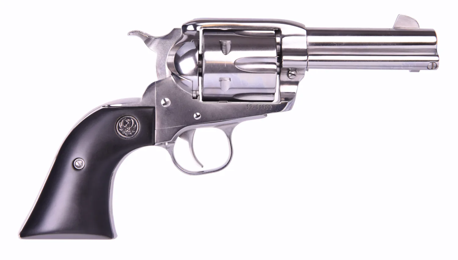 RUGER VAQUERO 44MAG SS/BLK 3.75"