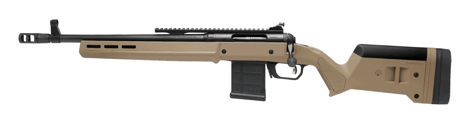 Savage 110 Magpul Scout LH Rifle .450 Bushmaster 5rd 16.5" Barrel FDE