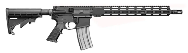 Del-Ton Sierra M2 316L Forged Aluminum AR15 Rifle 5.56 NATO 16" Barrel 15" M-LOK Rail M4 Stock - Black