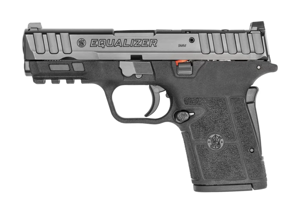 Smith & Wesson Equalizer 9mm Luger Pistol with 3.675'' barrel, 2x10rd mags, black, no safety