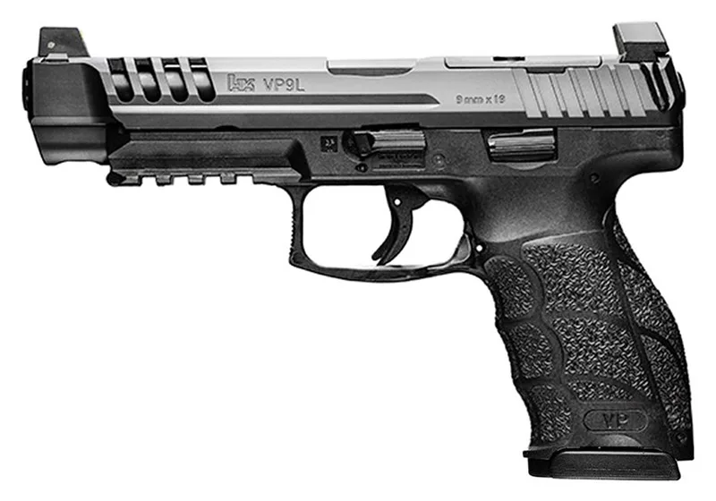 HK VP9L Optics Ready 9mm Pistol with 5-inch Barrel and Optic-Ready Slide