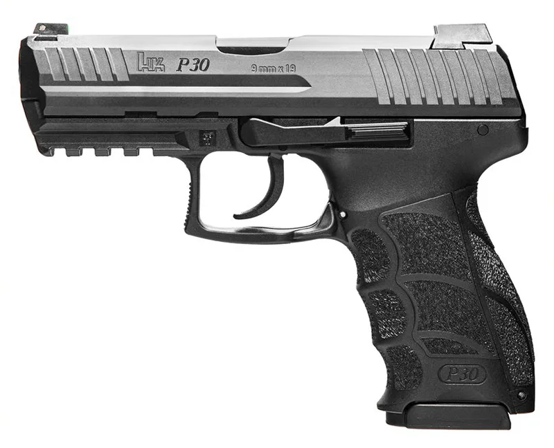 Heckler & Koch P30 V1 Light LEM 9mm Pistol, 17+1 Capacity, Ergonomic Grip, Ambidextrous