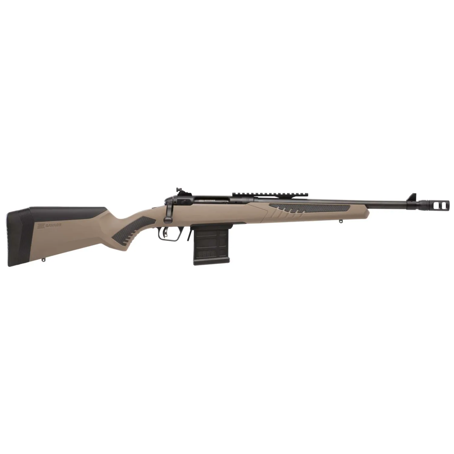 Savage 110 Scout .450 Bushmaster Bolt-Action Rifle with 16.5-inch Barrel, Detachable Box Magazine