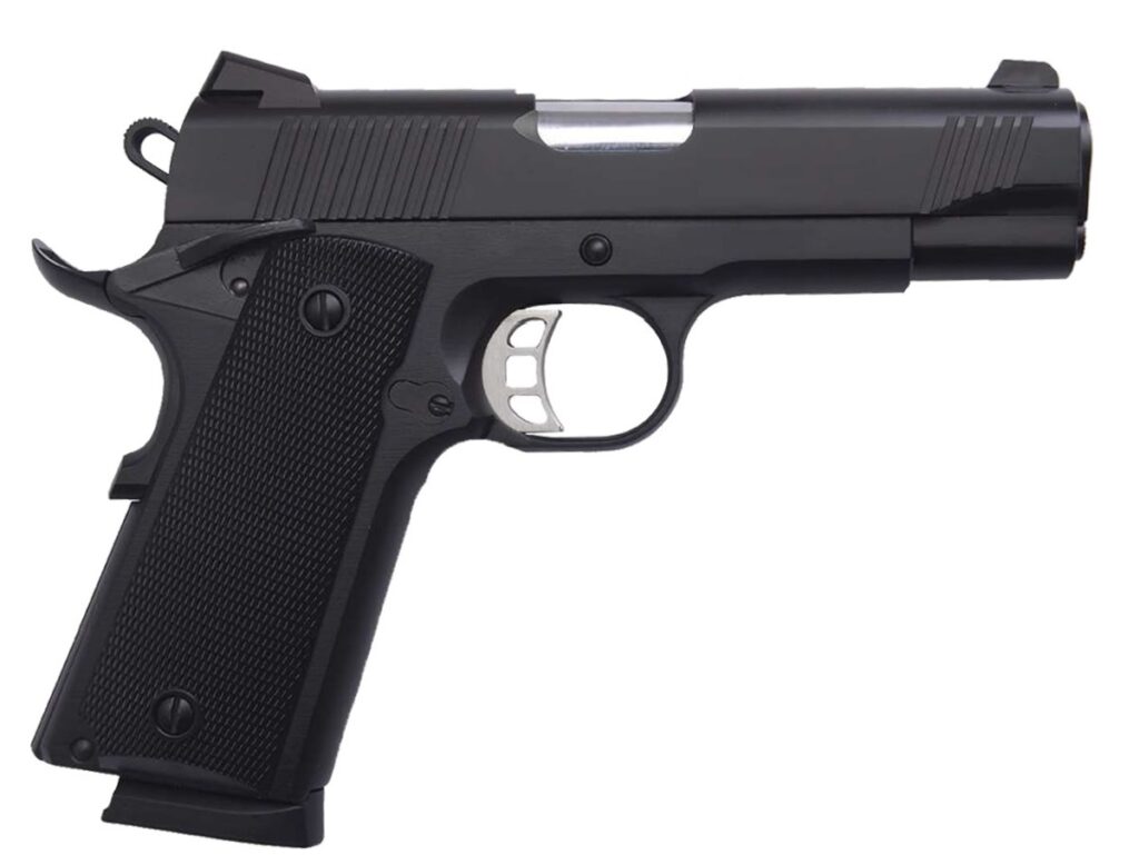 TISAS 1911 Carry 9mm, Black, 4.25" Barrel, Novak Sights, G10 Grips