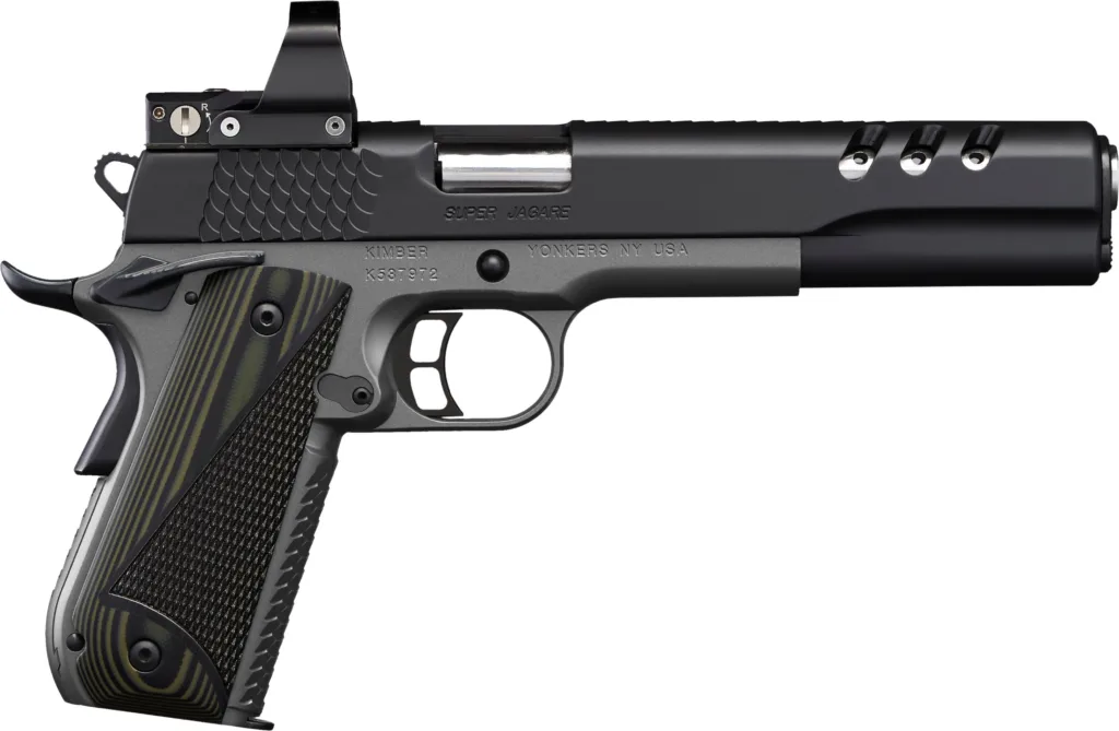 Kimber Super Jagare 10mm Pistol with 6" Barrel and 8+1 Capacity in Black