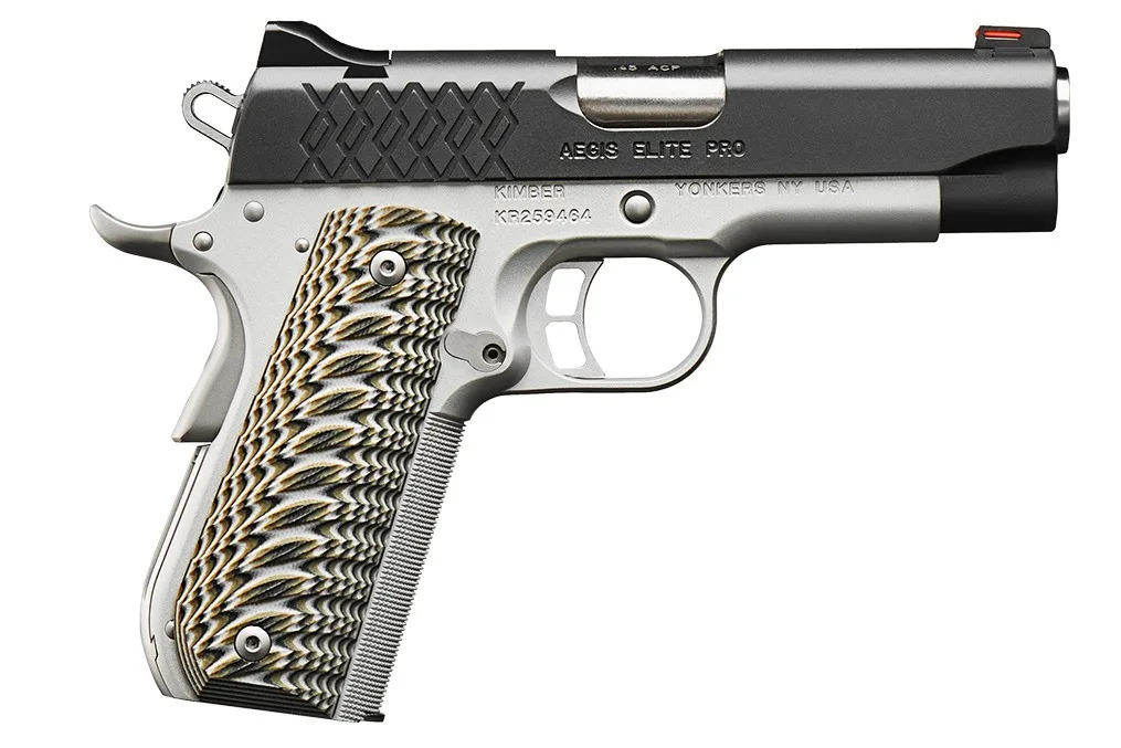 Kimber Aegis Elite Pro 45 ACP Duo-Tone Pistol with Fiber Optic Sights