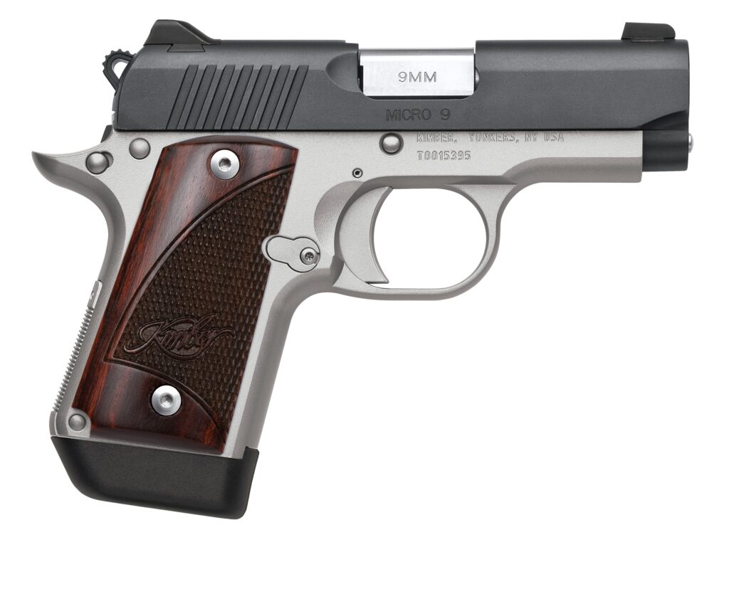 Kimber Micro 9mm Pistol with 2.75 Barrel in Duo Tone Finish - Compact Concealed Carry Handgun