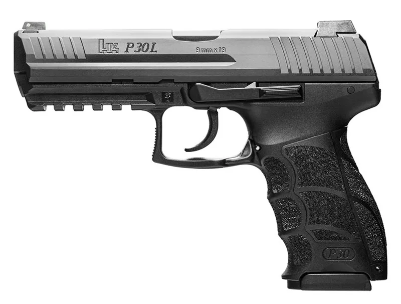 HK P30L V1 9mm Handgun with Light LEM Trigger, Extended Barrel, Ambidextrous Controls