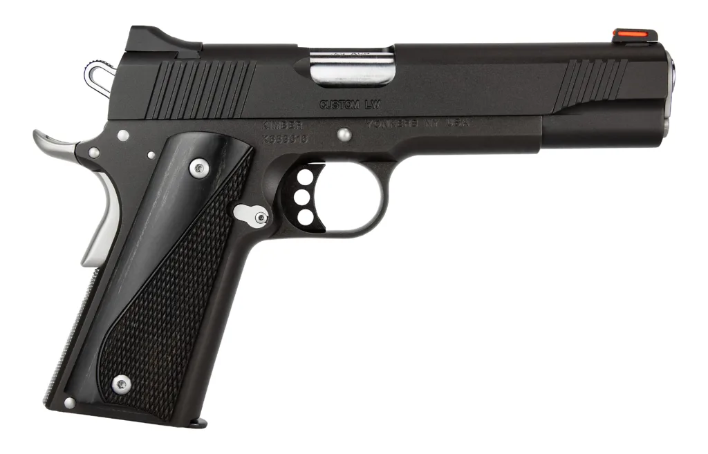 Kimber Custom LW Nightstar .45 ACP Pistol - 5-Inch Full-Size 1911, Lightweight Frame