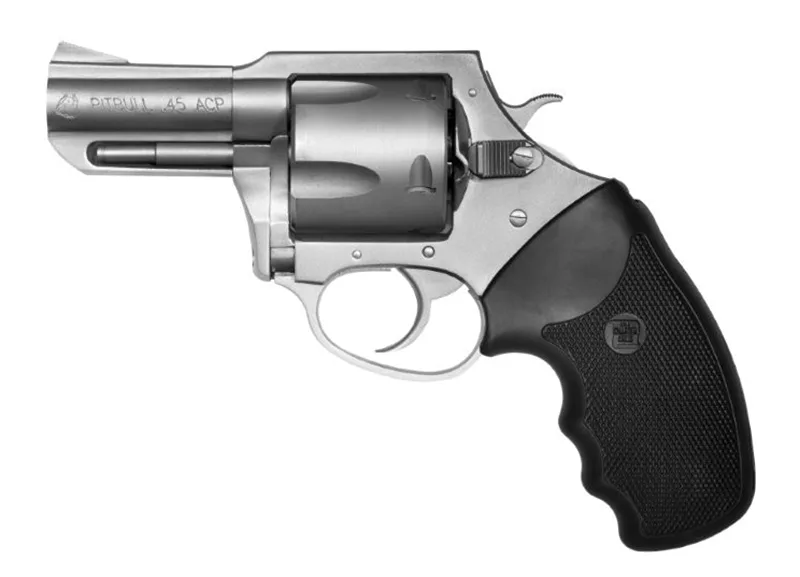 CHARTER ARMS PIT BULL .45ACP 5-Round Double-Action Revolver with Stainless Steel Frame