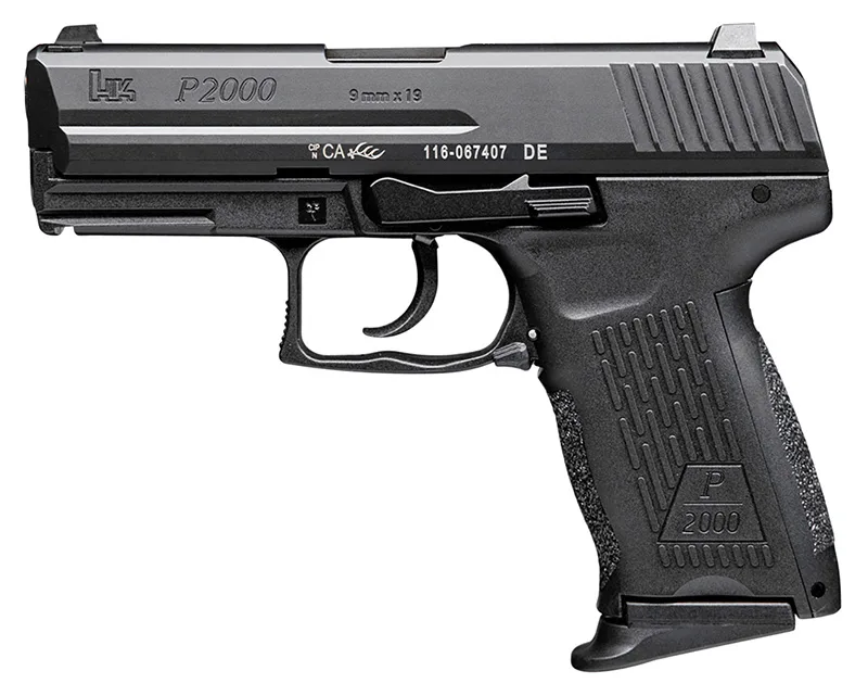 HK P2000 V2 LEM DAO 9MM Luger - Compact Semi-Auto Pistol