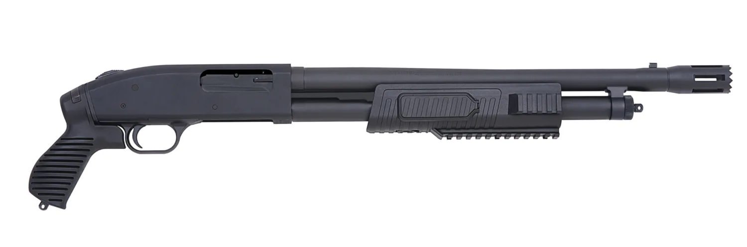 Mossberg 500 FLEX 12-Gauge Tactical Shotgun, 18.5" Barrel, Pistol Grip