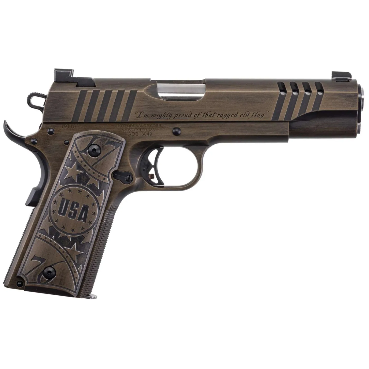 dAUTO ORD 1911 OLD GLORY PSTL 45ACP