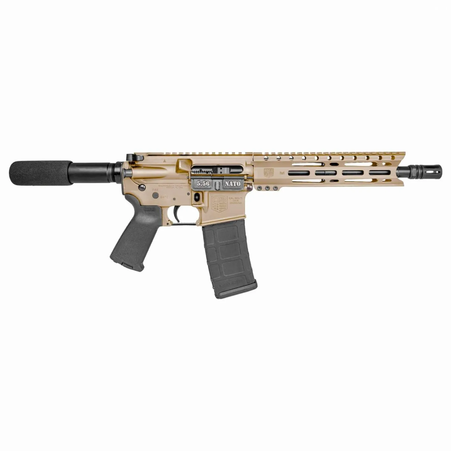 DIAMONDBK DB15 PISTL 5.56 10" FDE