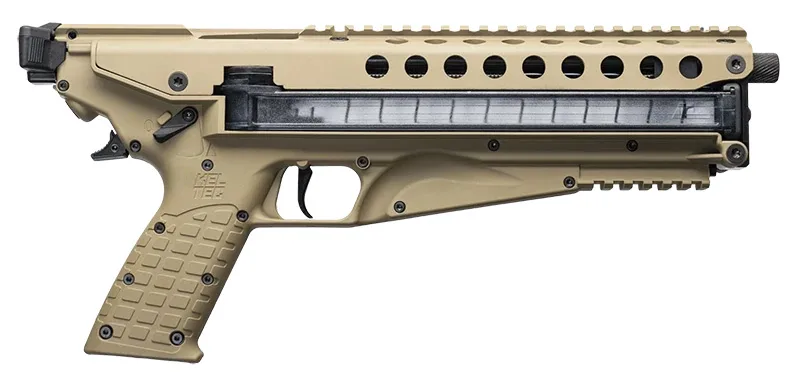 Kel-Tec P50 Handgun 5.7x28mm, 9.6" Barrel, 2x 50-round Magazines, Tan