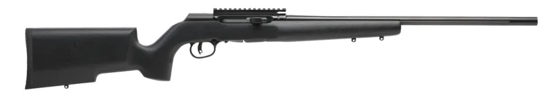 Savage A22 Pro Varmint .22LR Rifle with Heavy Barrel, Adjustable AccuTrigger, and Scope Rail