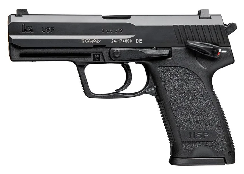 HK USP9 V1 DA/SA 9MM Luger Pistol with 4.25-inch Barrel and 15-Round Magazine