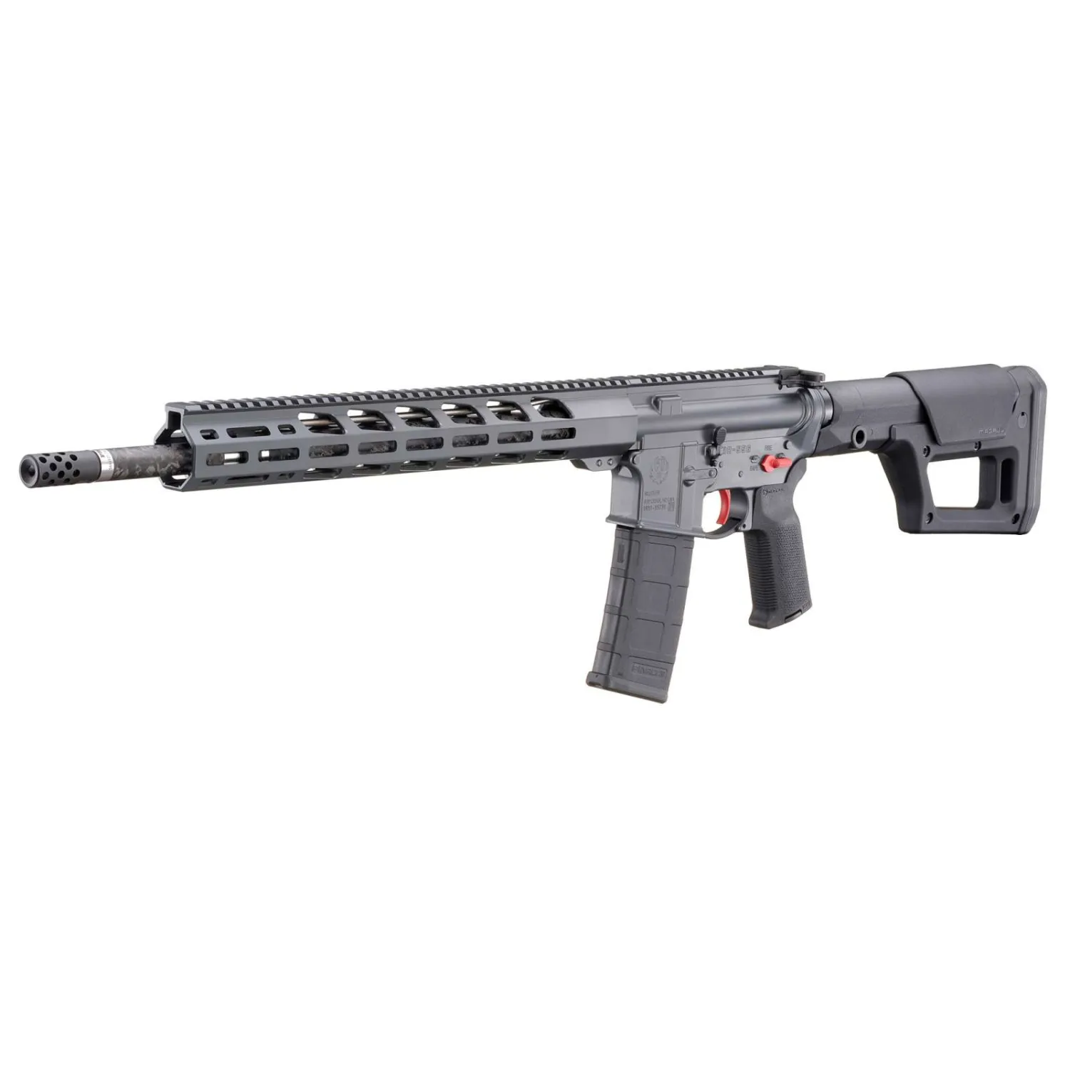 RUGER AR-556 MPR RFL 18" CRBON BBL, 223 WYLDE, MAGPUL PRS STOCK, MOE K2 GRIP - Image 2