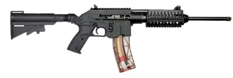 Kel-Tec SU-22E Rifle - Black, 16 inch Barrel, .22LR, Rimfire Semi-Automatic