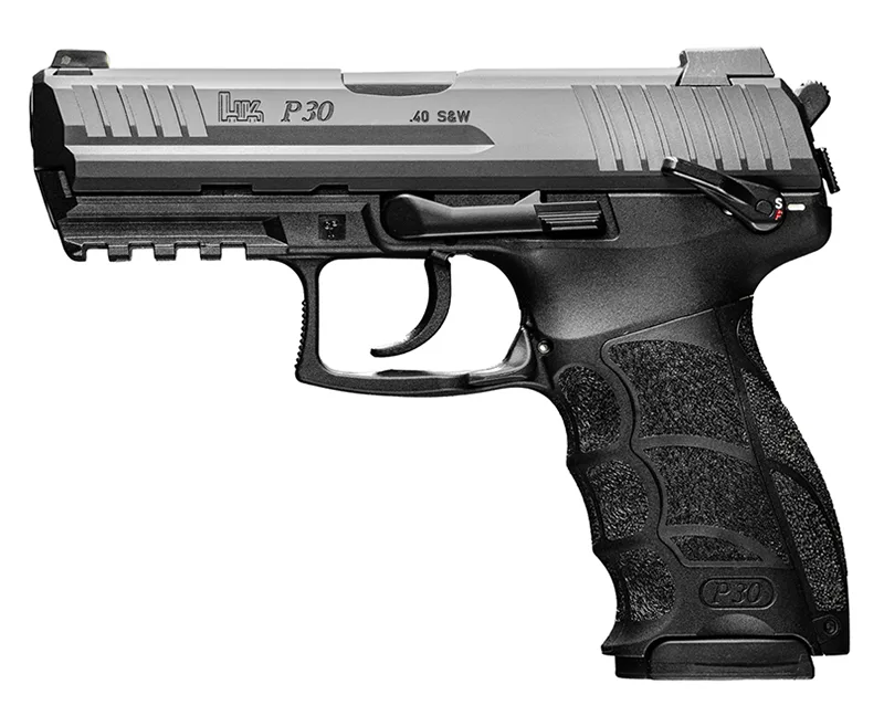 HK P30S V3 DA/SA Trigger 40S&W Pistol with Night Sights and 13rd Magazines