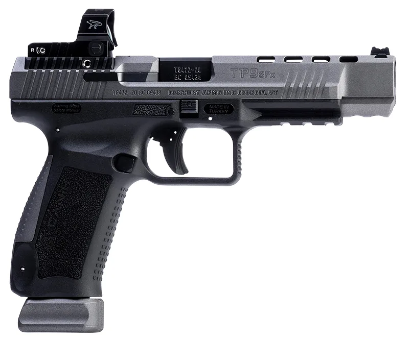 CANIK TP9SFX 9mm Tungsten 5-Inch Barrel MO2 Optic-Ready Pistol