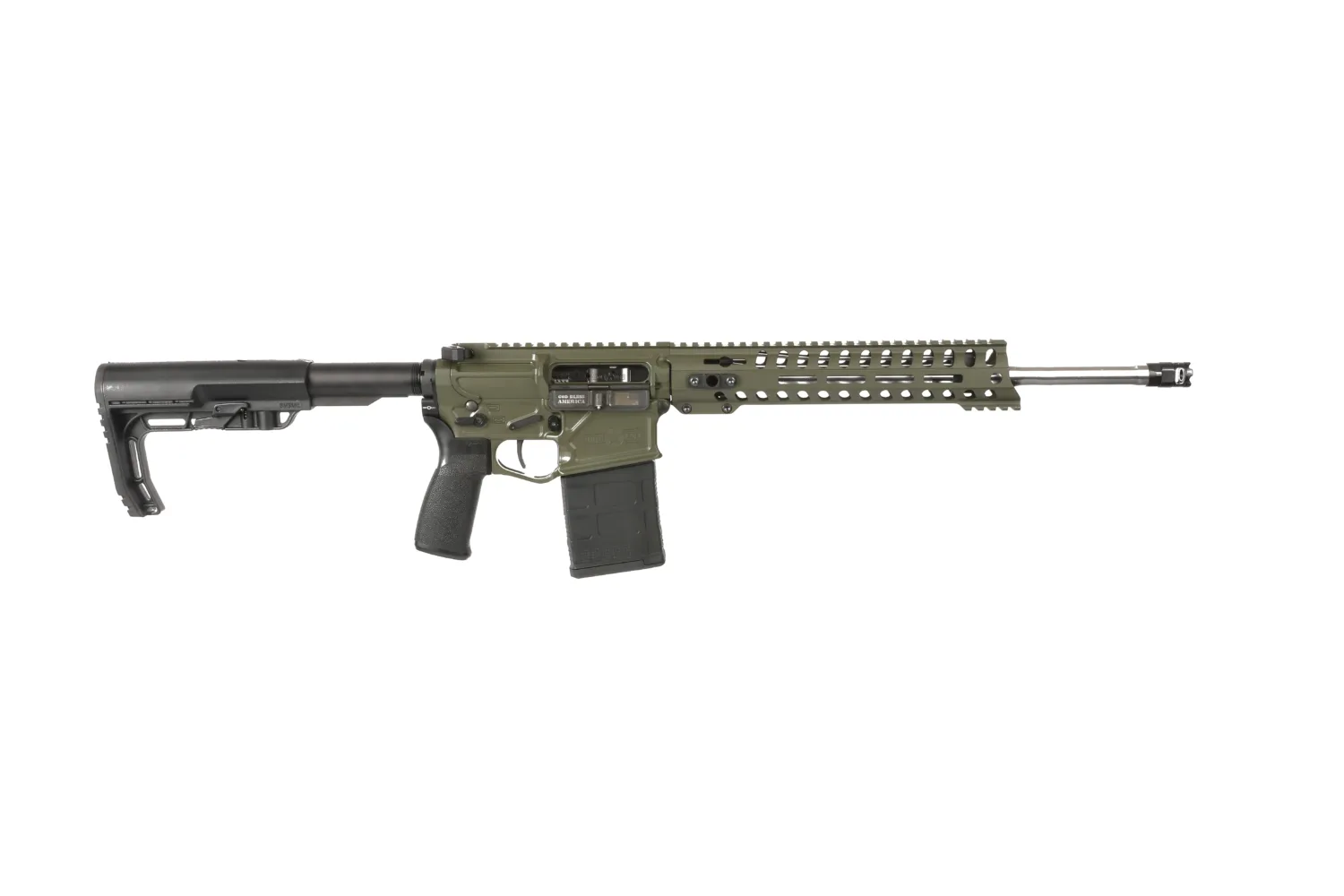 POF USA Rogue DI .308 Win 16.5" ODG lightweight AR-10 rifle with MLOK rail and adjustable gas system