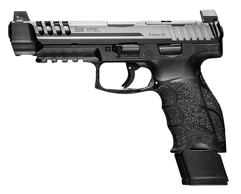 Heckler & Koch VP9L-B Push Button Optics Ready 9mm Pistol with Night Sights