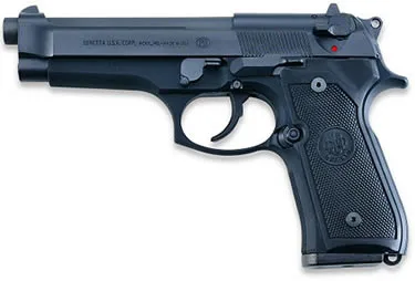 Beretta 92FS 9mm 4.9 inch Barrel 15-Round Black Pistol