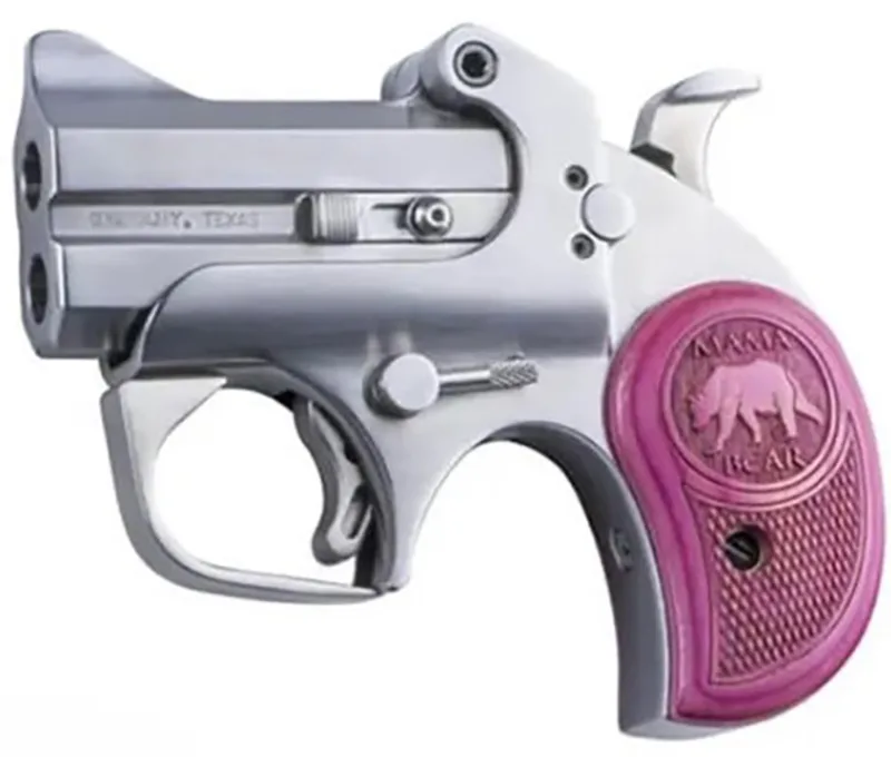 BOND ARMS MAMA BEAR .357 MAG - Self-Defense Pistol with Rosewood Grip