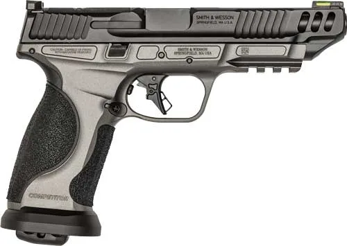 Smith & Wesson PC M&P9 M2.0 Competitor 9mm with 5-inch Barrel, 10-Round Magazines, Two-Tone, No Safety