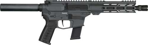CMMG Pistol Banshee MKG .45 ACP with 5-inch barrel, AR-style, Armor Black, 26-round mag.