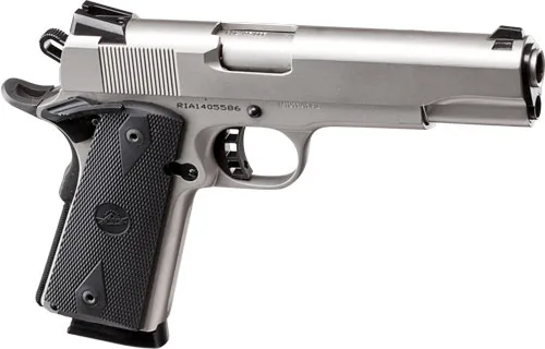 Rock Island Armory M1911-A1 Tactical 45ACP Nickel 5" Full-Size Pistol