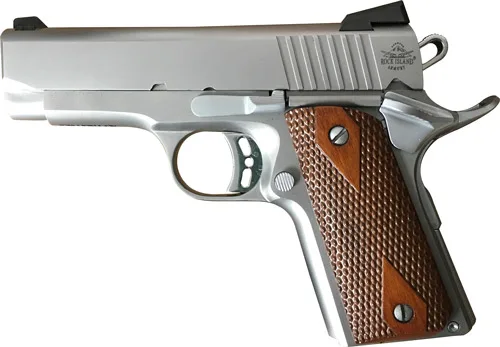 ROCK ISLAND ARMORY M1911 CS Tactical 45ACP 3.6" Stainless Steel/Wood Pistol