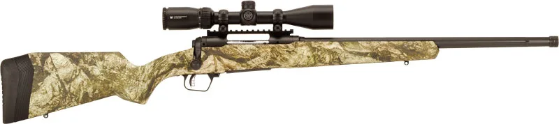 Savage Arms 110 Apex Predator XP 223 Rem Rifle, 20" Barrel, Mossy Oak Camo with Scope