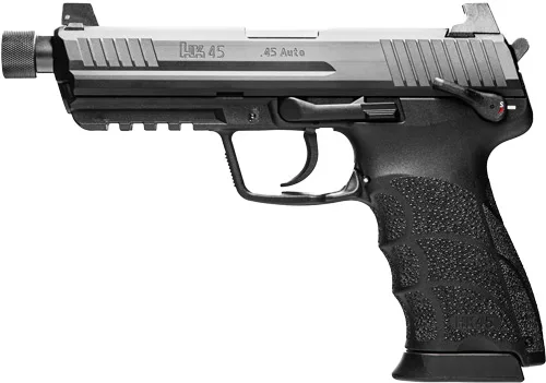 HK45T Tactical V1 DA/SA .45 ACP Handgun - Ambidextrous Safety - 10-round capacity - Black