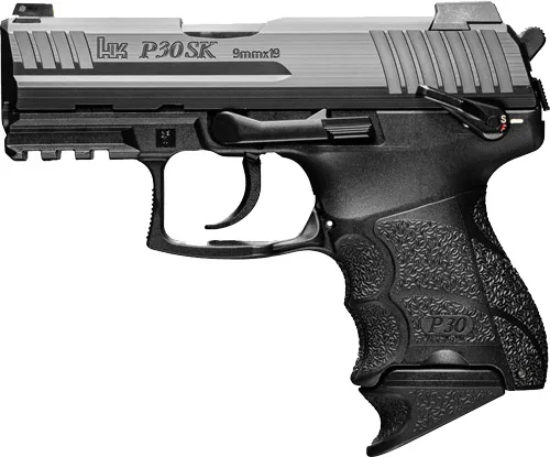 HK P30SK V3 DA/SA Trigger 9mm Subcompact Pistol - Enhanced Safety and Control