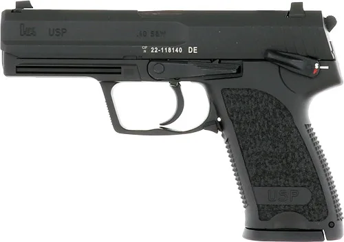 HK USP40 V1 DA/SA .40SW Semi-Auto Handgun - 13+1 Rounds, Accessory Rail