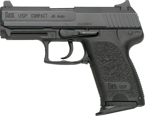 HK USP45 COMPACT V7 DAO .45 ACP, 8 Round Capacity, Concealed Carry Handgun