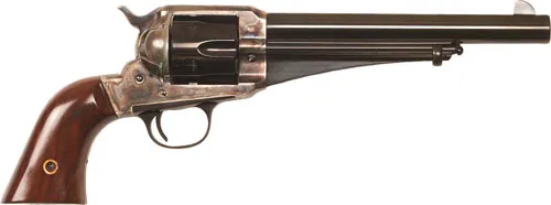 Cimarron 1875 Outlaw Revolver .44/40 caliber showcasing its classic western design and high-quality craftsmanship