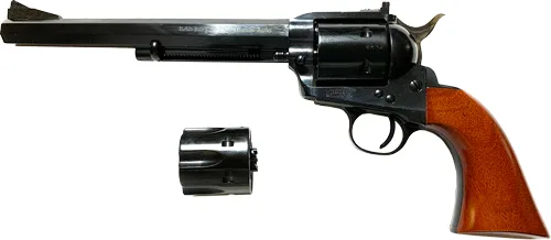 Cimarron SA Bad Boy 10mm Auto Revolver with 8" Barrel, Adjustable Sights, Stainless Steel Finish