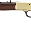 HENRY BIG BOY BRASS 45LC - SIDE GATE 20" OCTAGON WALNUT - Image 2