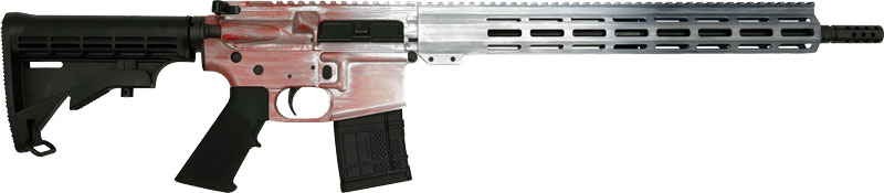 GLFA AR15 Battleworn 223 Wylde Rifle with 16-inch Barrel and 30-Round Magazine