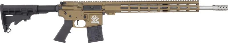 GLFA AR-15 .450 Bushmaster Rifle with 16" Barrel, 5-Round Capacity, Adjustable Stock