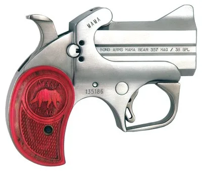 BOND ARMS MAMA BEAR .357 MAG - Reliable and powerful self-defense pistol with rosewood grip