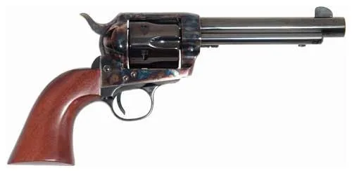 Cimarron Frontier .45LC Single Action Revolver with 4.75-inch barrel and walnut grips