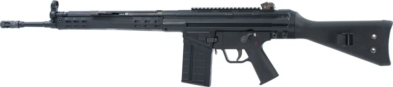 PTR PTR-A3S .308 18" Semi-Automatic Rifle, Black, 20-Round Magazine