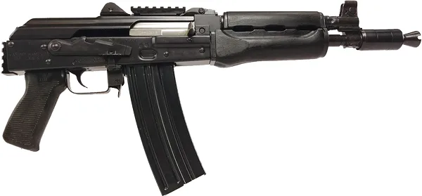 ZASTAVA ZPAP85 PISTOL 5.56x45 - 30RD BLUED/WOOD BOOSTER RAILS